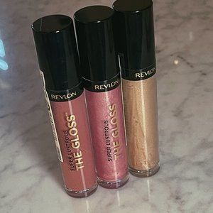 Revlon Gloss Set | Super Natural, All that Glitters, Lean In